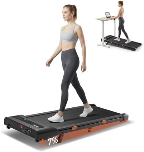 Listing photo of the Cybergoing T10, a black walking pad with a front lip.
